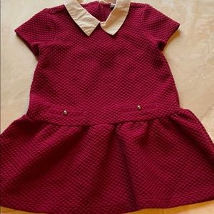 Janie+Jack Short Sleeve Collared Dress